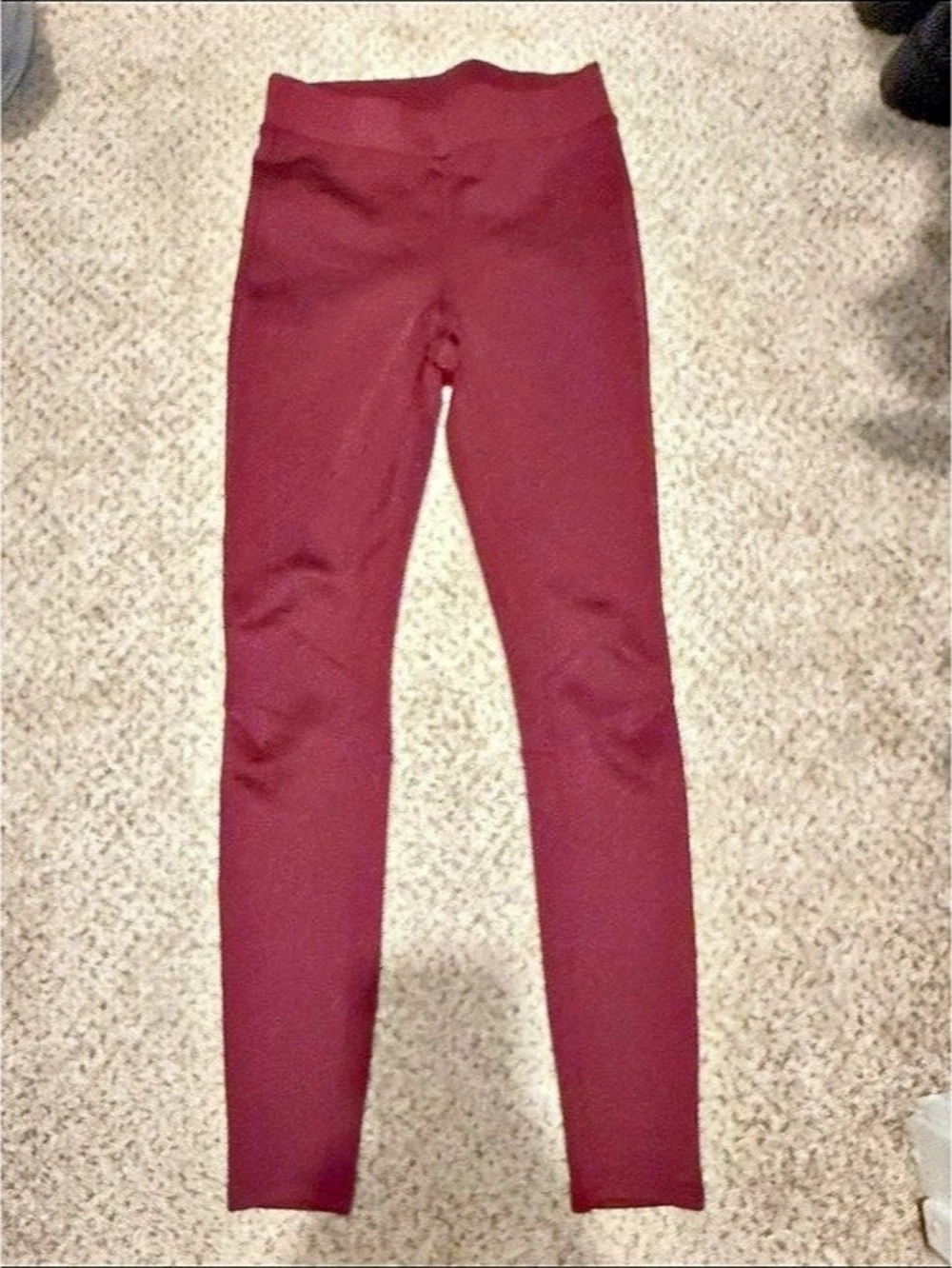 Fabletics Full Length Leggings in Red Size Small